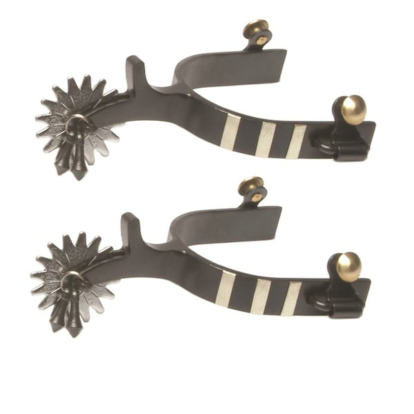 Jacks Imports Black Steel Jingle Bob Spurs 11031 - main